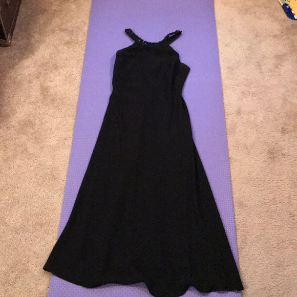 Jones New York Black Sleeveless Lined Dress Size 6 - Picture 4 of 6